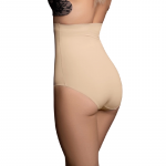 Bye Bra Estilo Seamless High Waist Panties Beige Size L