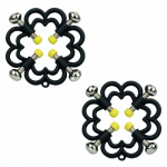 CalExotics Boundless Adjustable Nipple Grips - 4-Point Metal Clamps, 2 pcs