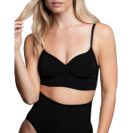 Bye Bra Seamless Medium Control Bra Black XL - Sculpting Comfort Wear