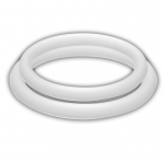 JOYDIVISION POTENZduo Intimate Silicone Rings Size M White