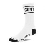 Prowler RED Statement Socks White/Black - Bold Graphic, Unisex, Size 41-46