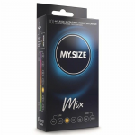 MY.SIZE 53 mm Comfort Fit Assorted Latex Protection 10-Pack