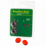 Taloka 2 Brazilian Balls Strawberry & Cherry Scented Intimate Gel Capsules