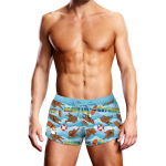 Prowler Swim Trunks Gaywatch Bears XL - Blue Beach Print, Drawstring Waist