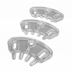 Mystim Fang Gang Adjustable Spacers with Metal Spikes Set