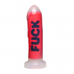 NS Novelties Silicone Intimate Machine Red 7.3" Ribbed Suction Base