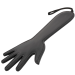 Darkness Black Fetish Paddle - Modern Design, 17x9.5cm