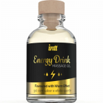 INTT Energy Drink Aroma Massage Gel 30ml with Gentle Heating Effect