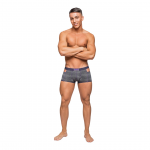 Male Power Heather Haze Cutout Mini Shorts M Sporty Waistband