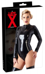 LateX Body Black S - Long Sleeve, Dual Zipper, 0.35mm Latex Finish