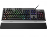Lenovo Legion K500 žaidimų klaviatūra, USB, QWERTY, juoda/pilka
