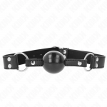KINK Soft Silicone Ball Gag 4cm with Adjustable Leatherette Strap 62cm