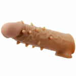 Pretty Love Osborn Silicone Extension Sleeve with Support Ring, Natural Tone
