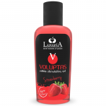 Intimateline Luxuria Voluptas Edible Warming Massage Gel Strawberry 100ml