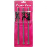 Kheper Games Stripper Straws Silver Party Set 3-Pack 21.5cm