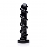 Mighty Screw Intimate Machine 25 cm Black Non-Phthalate PVC