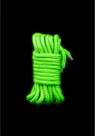 Ouch! Glow in the Dark Bondage Rope 5m - Luminous Green, Soft Touch