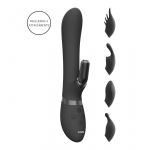 Chou G-Spot Rabbit Multi-Sleeve Intimate Machine Black 10-Function F1 Motors