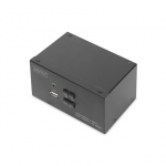 Digitus KVM Switch, 2 Port, Dual Display, 4K, HDMI | DS-12860