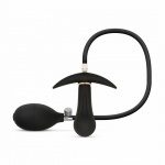 Anal Collection Inflatable Plug 8 cm Black - Adjustable Silicone Model
