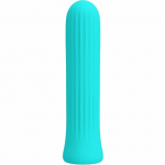 Pretty Love Blanche Blue Flexible Silicone Vibrator 12 Modes USB Rechargeable