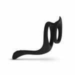 EasyToys Silicone Performance Ring with Ribbed Perineum Stimulator 11cm