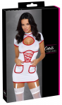 Cottelli Costumes Nurse L Intimate Dress White-Red, Adjustable Straps