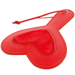 Darkness Fetish Paddle Red Spiked 19x15 cm - Durable Synthetic Material