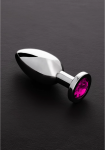 EasyToys Stainless Steel Plug Large with Decorative Gemstone Base