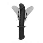 Shots Rechargeable Intimate Vibrating Device Black 10 Modes Portable