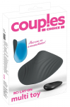 Couples Choice RC Lay-On Multi Toy - Flexible Silicone Remote Massager 11.7cm