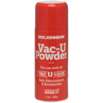 Doc Johnson Vac-U-Lock Powder - White Talc for Attachment Care 28g