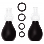EasyToys Nipple Enhancer System Set - Adjustable Vacuum Kit