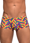 Male Power Mini Short XL Pride Fest - Low Rise, High-Cut Comfort Design