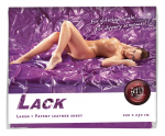 fetish collection Vinyl Bed Sheet Purple 200x230cm Waterproof Cover
