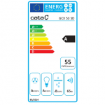CATA | Hood | GCX 53 SD | Canopy | Energy efficiency class A | Width 53 cm | 750 m&sup3;/h | Touch Control | LED | Stainless steel/Gr
