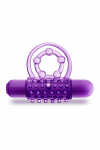 Blush Play With Me The Player Vibrating Dual Support Ring TPE Blue