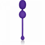 CalExotics Rechargeable Dual Kegel Trainer Purple 9x3.25cm Silicone