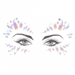Shots Glow-in-the-Dark Face Body Jewelry Stickers - Luminous Glam Effect