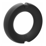 The Paradox Silicone-Metal 35mm Comfort Band Black Ring by CalExotics