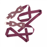 Secret Play Soft Adjustable Wrist Cuffs Eco-Friendly Purple Set