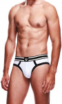 Prowler Brief XS White/Black - Two-Tone Modern Underwear