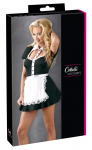 Cottelli Collection Maid Dress L Black-White with Apron, Decorative Ruffles