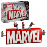 LEGO Super Heroes Marvel 76313 MARVEL logotipas su minifigūrėlėmis