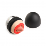 XR Brands Lickgasm Intimate Tongue Simulator, Waterproof, Red, USB
