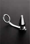 Mystim Pikes Peak Stainless Steel Intimate Ring & Plug System 50x100mm