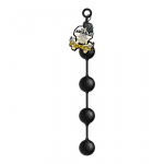 Oxballs Ass Ballz XL Silicone Beaded Intimate System, 55cm, Black