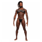 Male Power Virgo Adjustable Harness Imitation Leather Black One Size