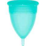 Stercup Menstrual Cup Aquamarine Size L - FDA Silicone, 24 ml Capacity