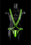 Ouch! Body Harness Glow in the Dark Adjustable L/XL Neon Green